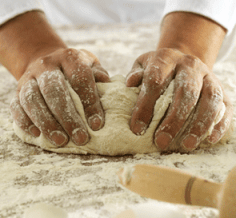 kneading dough